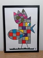 Special Art.  Vreemde Vogel., Antiek en Kunst, Kunst | Schilderijen | Modern, Ophalen of Verzenden