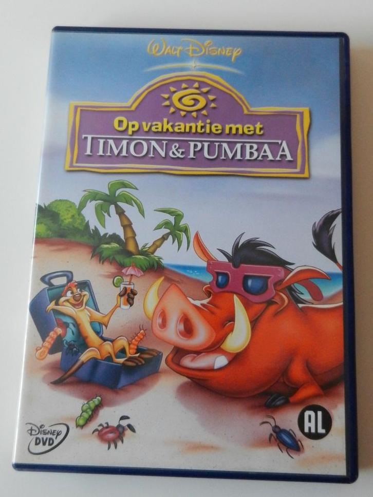 Op vakantie met Timon en Pumbaa DVD Disney, Cd's en Dvd's, Dvd's | Tekenfilms en Animatie, Zo goed als nieuw, Amerikaans, Tekenfilm