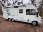 Zeer complete Frankia camper met airco, Caravans en Kamperen, Campers, Ringverwarming, Fiat, 7 tot 8 meter, Diesel