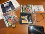 Nintendo DS Lite Zwart + 3 dora Games en braintrainer, Ophalen, Zwart, DS Lite, Gebruikt