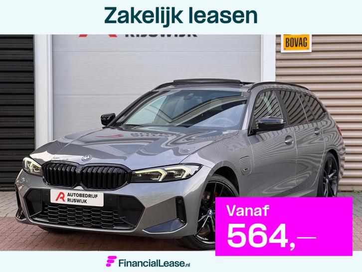 BMW 3-serie Touring 330e Pano/Camera/Sfeer/Leer, Auto's, BMW, Bedrijf, Lease, Financial lease, 3-Serie, 4x4, ABS, Achteruitrijcamera