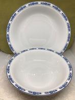 Schaal Jarolina, wit met blauw (141020), Huis en Inrichting, Keuken | Servies, Gebruikt, Ophalen of Verzenden, Schaal of Schalen
