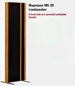 MAGNEPAN MG20. Plus externe crossovers, Zo goed als nieuw, 120 watt of meer, Front, Rear of Stereo speakers, Ophalen