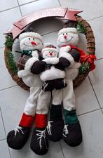 Feestdagen Tip - Kerstkrans met sneeuwpoppen., Ophalen, Gebruikt
