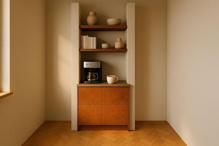 Mooie onderkast met composieten werkblad - 90x60cm, Huis en Inrichting, Kasten | Dressoirs, Nieuw, 50 tot 100 cm, 50 tot 75 cm