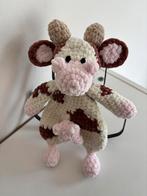 Gehaakte Knuffel Koe - Knuffeldoekje Baby/Peuter, Ophalen of Verzenden, Nieuw, Koe
