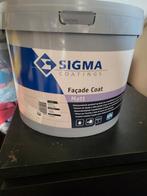 Sigma Facade Coat Matt - 10 Liter - Nieuw, Wit, Nieuw, Ophalen of Verzenden, Verf