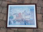 Georges B Moulin Rouge Paris print in lijst, Ophalen of Verzenden