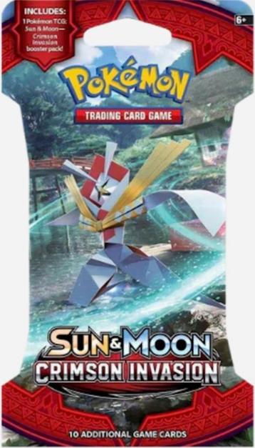 Pokémon Crimson Invasion Sleeved Booster Pack–Slechts €18,95 beschikbaar voor biedingen