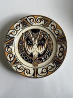 herdenkingsbord Juliana 18 jaar, W.J. Rozendaal, Antiek en Kunst, Antiek | Keramiek en Aardewerk, Ophalen of Verzenden