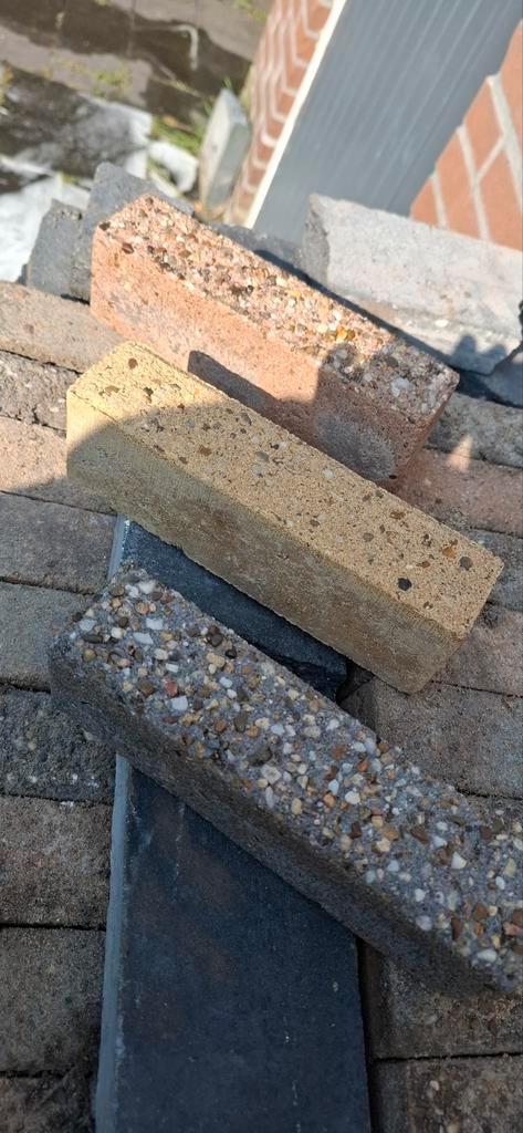 3 kleur klinkers, Tuin en Terras, Tegels en Klinkers, Gebruikt, Klinkers, Beton, 10 m² of meer, Ophalen