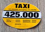 Sticker Taxi Arnhem, Bedrijf of Vereniging, Ophalen of Verzenden, Zo goed als nieuw