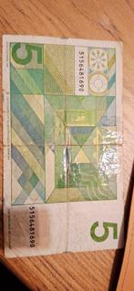 5 Gulden Biljet - Nederland, Ophalen of Verzenden, 5 gulden, Los biljet