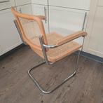 4x Thonet stijl Breuer Cesca stoel rotan webbing met leuning, Overige kleuren, Nieuw, Ophalen of Verzenden, Vintage Bauhaus design