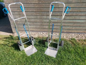 Steekwagen(s) Aluminium per stuk of set van 2 - goede staat beschikbaar voor biedingen