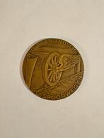 Herinneringspenning spoorwegstaking (1945), Verzamelen, Ophalen of Verzenden, Gebruikt, Trein