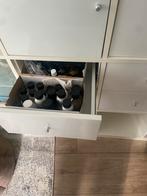 Witte IKEA. vakken.  goede staat. lades en deuren., Minder dan 50 cm, 5 laden of meer, Eikenhout, Ophalen of Verzenden