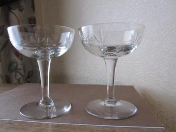 Vier Verrerie Doyen champagne coupes - model Triomphe  beschikbaar voor biedingen