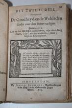 J.C. Mayvogel - Gulden-Spiegel (1763, perkament en plaatjes), Antiek en Kunst, Antiek | Boeken en Bijbels, Ophalen of Verzenden