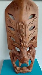 houten wand beeld afrika, Antiek en Kunst, Kunst | Beelden en Houtsnijwerken, Ophalen of Verzenden