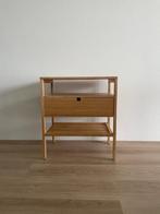 Ikea NORDKISA Nachtkastje, bamboe, 60x40x67 cm, Ophalen, 55 tot 70 cm, Zo goed als nieuw, 45 tot 65 cm