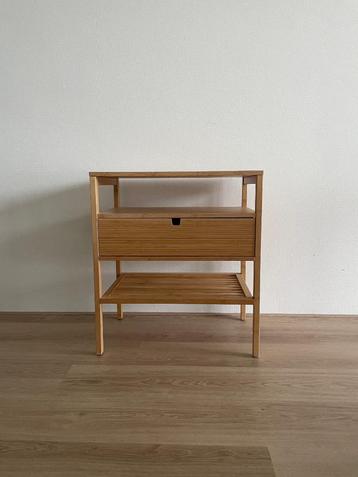 Ikea NORDKISA Nachtkastje, bamboe, 60x40x67 cm beschikbaar voor biedingen