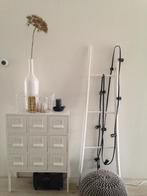 Decoratie ladder wit (hout), Huis en Inrichting, Woonaccessoires, Zo goed als nieuw, Ophalen