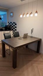 Mooie houten H&H eettafel 160x90 cm Henders & Hazel, Huis en Inrichting, Ophalen of Verzenden, Rechthoekig, 150 tot 200 cm, 50 tot 100 cm