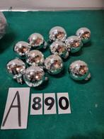 kerstballen zilver gliter 11 stuks [a890/2], Ophalen of Verzenden