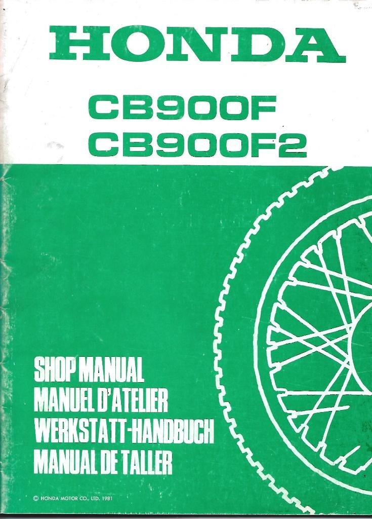 Honda CB900 F CB900 F2 Addendum shop manual, Ophalen of Verzenden, Honda