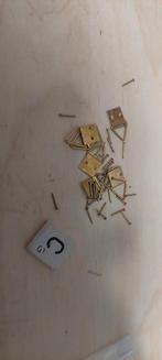 Setje schilderij haakjes  knustelen, Ophalen of Verzenden, Materiaal