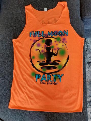 Full moon party shirt Koh Phangan Thailand beschikbaar voor biedingen