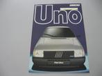 FT 651 FIAT UNO! 1983. uitvouwfolder, Ophalen of Verzenden, Zo goed als nieuw, Overige merken