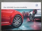 Volkswagen VW Polo Golf Beetle Scirocco Sound Brochure, Ophalen of Verzenden, Zo goed als nieuw, Volkswagen