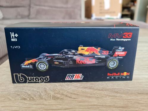 Max Verstappen Red Bull RB16B #33 F1 2021 1:43 ( Bburago), Hobby en Vrije tijd, Modelauto's | 1:43, Nieuw, Auto, Overige merken