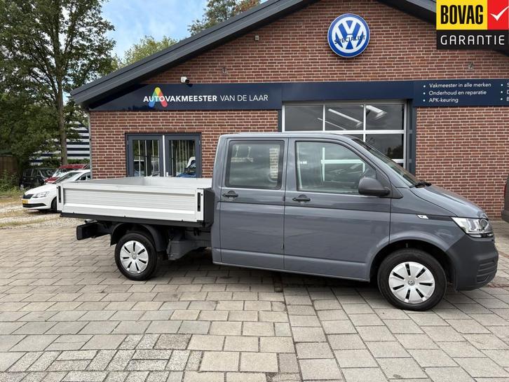 Volkswagen Transporter 2.0 TDI L2H1 DC 28 Pick Up , Dubbel C, Auto's, Volkswagen, Bedrijf, Te koop, Transporter, ABS, Airbags