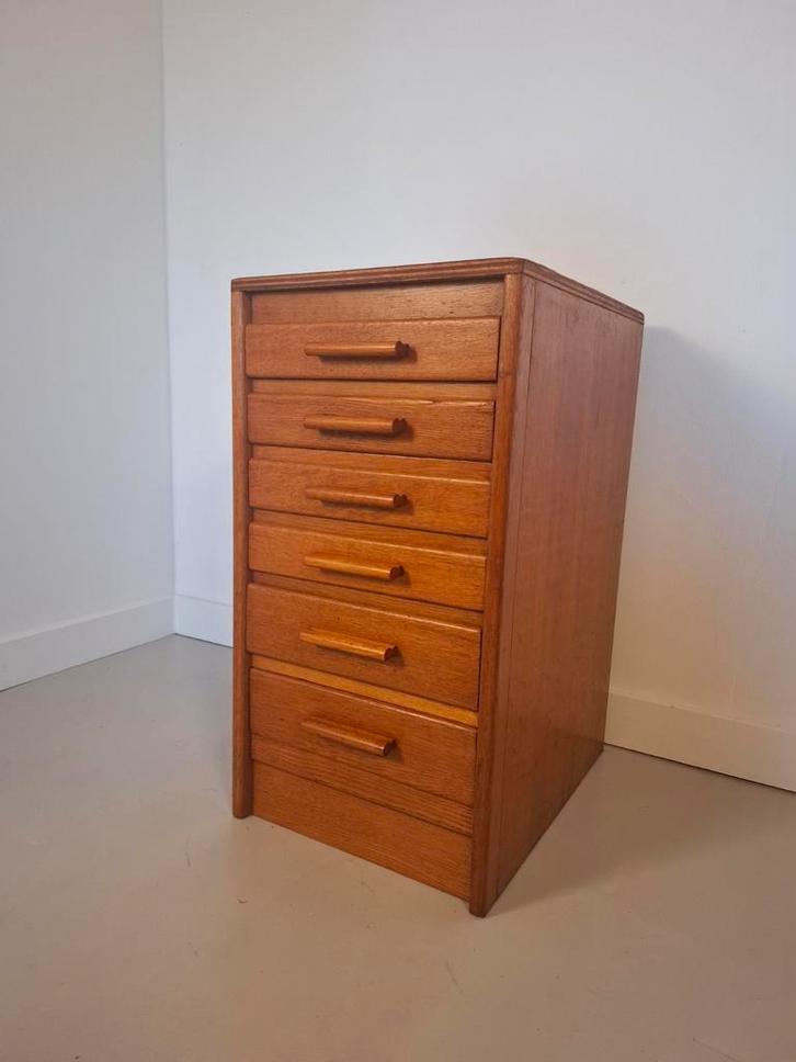 Vintage Ladekast Documentenkastje, Huis en Inrichting, Kasten | Ladekasten, Minder dan 100 cm, Minder dan 50 cm, 25 tot 50 cm