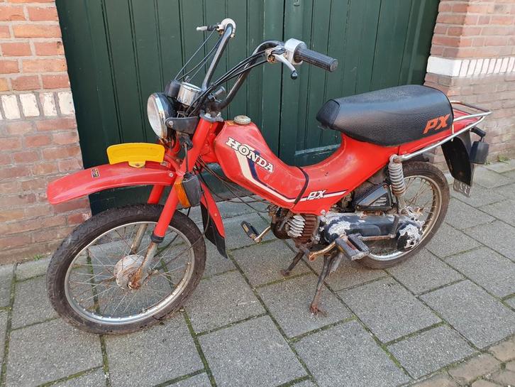 Honda PX 50 echte klassieker 1987 met bromfiets kenteken., Fietsen en Brommers, Brommers | Oldtimers, Overige merken, Maximaal 45 km/u