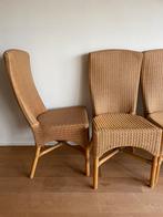 Lloyd loom eetkamer stoelen, Huis en Inrichting, Stoelen, Ophalen, Gebruikt, Bruin, Riet of Rotan