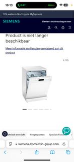 Vaatwasser vaatwasmachine Siemens sn235w00an, Minder dan 10 liter, Ophalen of Verzenden, Zo goed als nieuw, 45 tot 60 cm