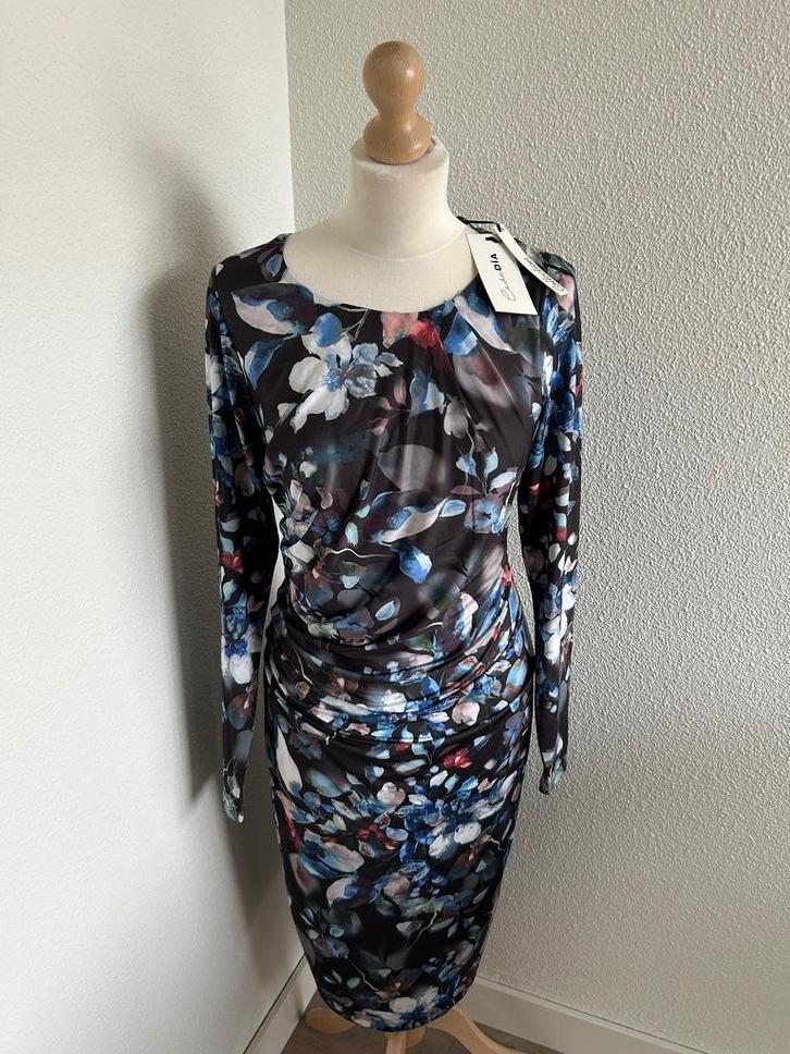 CadaDIA maat 40 Robyn dress NIEUW 2237, Kleding | Dames, Jurken, Nieuw, Maat 38/40 (M), Rood, Onder de knie, Ophalen of Verzenden