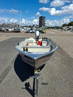 Aluminium Marine 445U visboot Honda bf20, Watersport en Boten, Ophalen, 10 tot 30 pk, Aluminium, Zo goed als nieuw