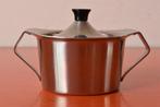 Retro vintage Alfra Alessi Italy suikerpot / pot met deksel, Overige materialen, Overige typen, Ophalen of Verzenden, Zo goed als nieuw