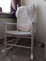 Nette schommel stoel, Huis en Inrichting, Stoelen, Ophalen, Wit, Hout, Eén