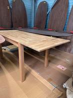 Eettafel hoogwaardig eikenhout uitschuifbaar 200x75x75, Huis en Inrichting, Tafels | Eettafels, Ophalen, Eikenhout, 50 tot 100 cm