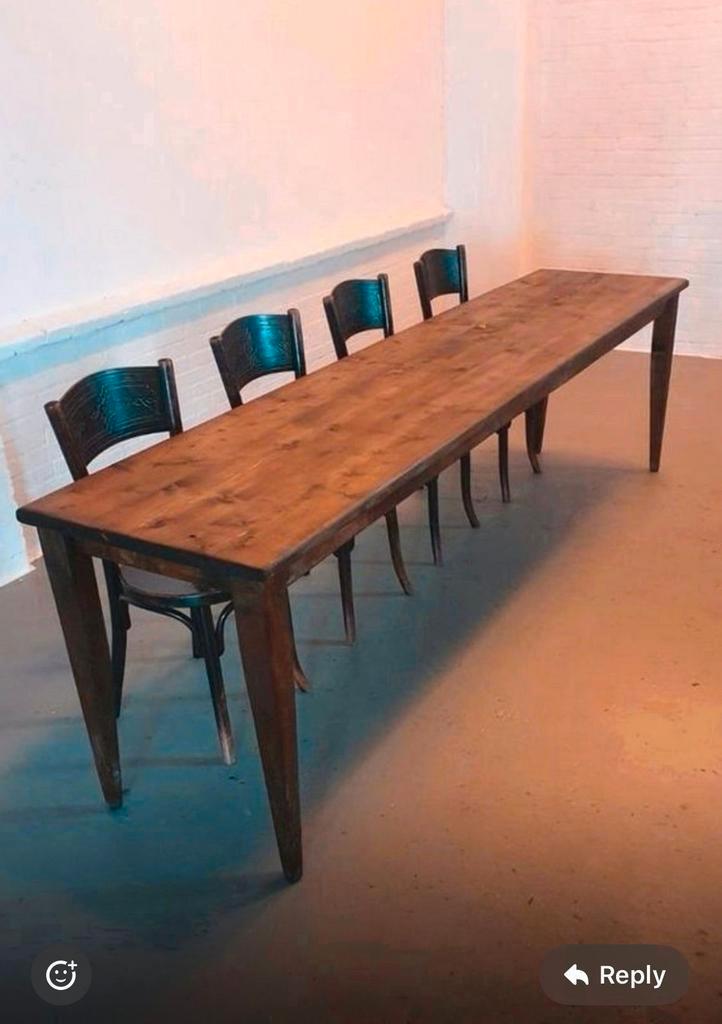 Kloostertafels smalle tafels kasteeltafels tot 24 personen, Antiek en Kunst, Antiek | Meubels | Tafels, Ophalen of Verzenden