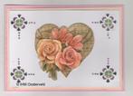3d Kaart Hobbydots 9  Bloemen met hart, Ophalen of Verzenden, Nieuw
