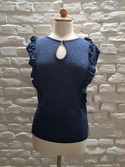 Vero Moda T-shirt Maat 36, Kleding | Dames, T-shirts, Zo goed als nieuw, Maat 36 (S), Blauw, Korte mouw, Verzenden