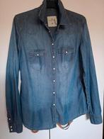 Mooie jeansblouse van LOGG maat 40, leuke drukknoopjes, Kleding | Dames, Blouses en Tunieken, Maat 38/40 (M), H&M, Blauw, Ophalen of Verzenden