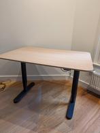 Bekant elektrisch zit-sta bureau (120x80cm), Huis en Inrichting, Bureaus, Ophalen, Elektrisch, Zo goed als nieuw, Stabureau